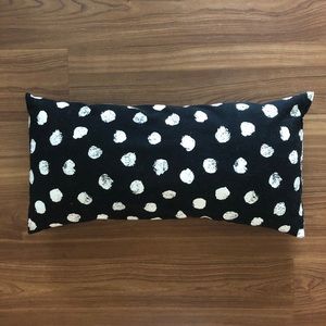 brush dot lumbar pillow